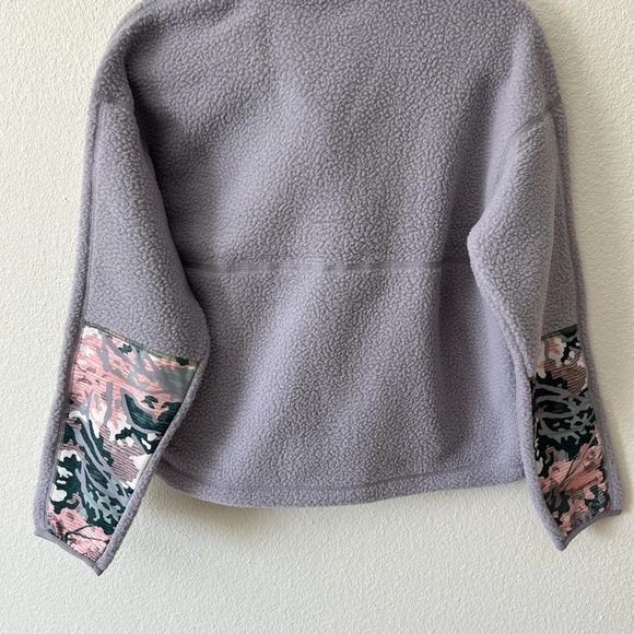 THE NORTH FACE CRAGMONT 1/4 SNAP FLEECE - WOMENS small lilac camo new with tags - Picture 11 of 15